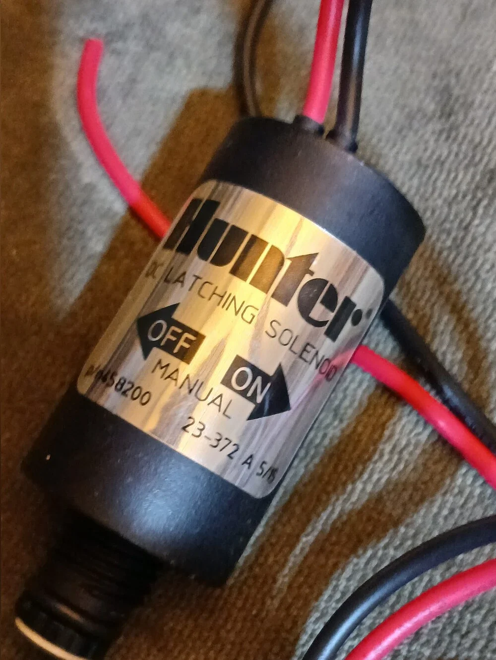 Hunter Sprinkler 458200 DC Locking Solenoid for NODE Controllers
